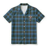 Cockburn Modern Tartan Crest Hawaiian Shirt