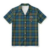 Colquhoun Ancient Tartan Crest Hawaiian Shirt