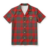 Cumming Modern Tartan Crest Hawaiian Shirt