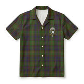 Cunningham Hunting Modern Tartan Crest Hawaiian Shirt