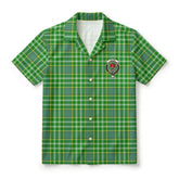 Currie Tartan Crest Hawaiian Shirt