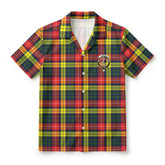 Dewar Tartan Crest Hawaiian Shirt