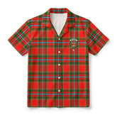 Drummond of Perth Tartan Crest Hawaiian Shirt