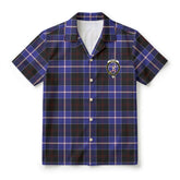 Dunlop Modern Tartan Crest Hawaiian Shirt