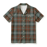 Fergusson Weathered Tartan Crest Hawaiian Shirt