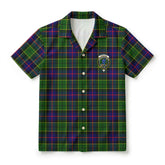 Forsyth Modern Tartan Crest Hawaiian Shirt