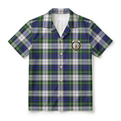 Gordon Dress Modern Tartan Crest Hawaiian Shirt
