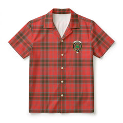 Grant Weathered Tartan Crest Hawaiian Shirt