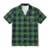 Haliburton Tartan Crest Hawaiian Shirt