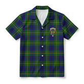 Johnstone Modern Tartan Crest Hawaiian Shirt