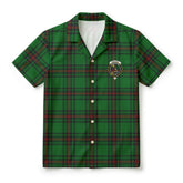Kinloch Tartan Crest Hawaiian Shirt