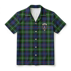 Kirkpatrick Tartan Crest Hawaiian Shirt