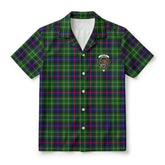 Leslie Hunting Tartan Crest Hawaiian Shirt