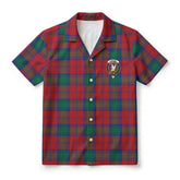 Lindsay Modern Tartan Crest Hawaiian Shirt