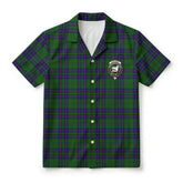 Lockhart Modern Tartan Crest Hawaiian Shirt