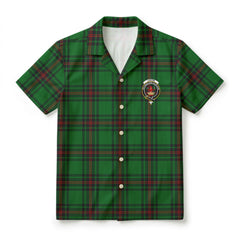 Lundin Tartan Crest Hawaiian Shirt