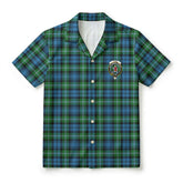 Lyon Tartan Crest Hawaiian Shirt