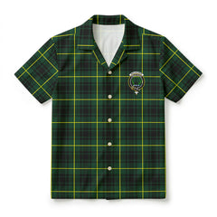 MacArthur Modern Tartan Crest Hawaiian Shirt