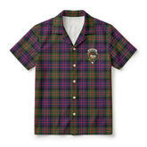 MacDonald Modern Tartan Crest Hawaiian Shirt