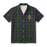 MacDonald Tartan Crest Hawaiian Shirt