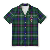 MacDonald of the Isles Hunting Modern Tartan Crest Hawaiian Shirt
