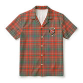 MacDougall Ancient Tartan Crest Hawaiian Shirt