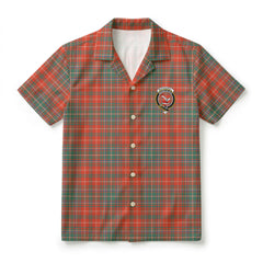 MacDougall Ancient Tartan Crest Hawaiian Shirt