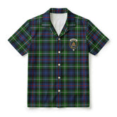 MacKenzie Modern Tartan Crest Hawaiian Shirt
