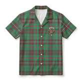 MacKinnon Hunting Ancient Tartan Crest Hawaiian Shirt