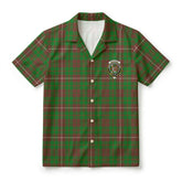 MacKinnon Hunting Modern Tartan Crest Hawaiian Shirt