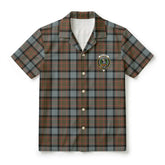 MacLaren Weathered Tartan Crest Hawaiian Shirt