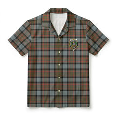 MacLaren Weathered Tartan Crest Hawaiian Shirt