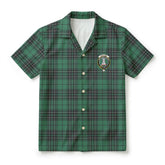 MacLean Hunting Ancient Tartan Crest Hawaiian Shirt