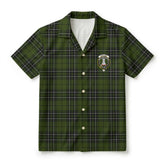 MacLean Hunting Tartan Crest Hawaiian Shirt