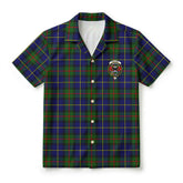 MacLeod of Harris Modern Tartan Crest Hawaiian Shirt