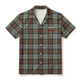 MacLeod of Harris Weathered Tartan Crest Hawaiian Shirt