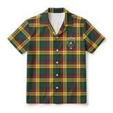 MacMillan Old Modern Tartan Crest Hawaiian Shirt