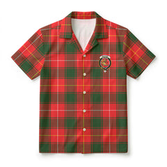 MacPhee Modern Tartan Crest Hawaiian Shirt
