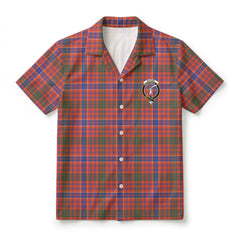 MacRae Ancient Tartan Crest Hawaiian Shirt