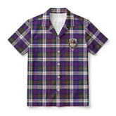 McDonald Dress Modern Tartan Crest Hawaiian Shirt
