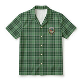 McDonald Lord of the Isles Hunting Tartan Crest Hawaiian Shirt