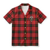 McQueen Modern Tartan Crest Hawaiian Shirt