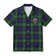 McThomas Modern Tartan Crest Hawaiian Shirt