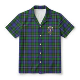 Robertson Hunting Modern Tartan Crest Hawaiian Shirt