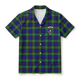 Sempill Modern Tartan Crest Hawaiian Shirt