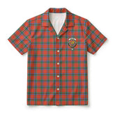 Sinclair Ancient Tartan Crest Hawaiian Shirt