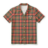 Stewart Royal Ancient Tartan Crest Hawaiian Shirt