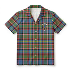 Stirling (of Cadder-Present Chief) Tartan Crest Hawaiian Shirt