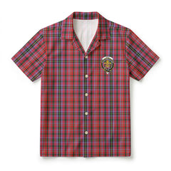 Udny Tartan Crest Hawaiian Shirt