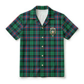 Urquhart Broad Red Ancient Tartan Crest Hawaiian Shirt